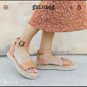 Soludos camel sandals